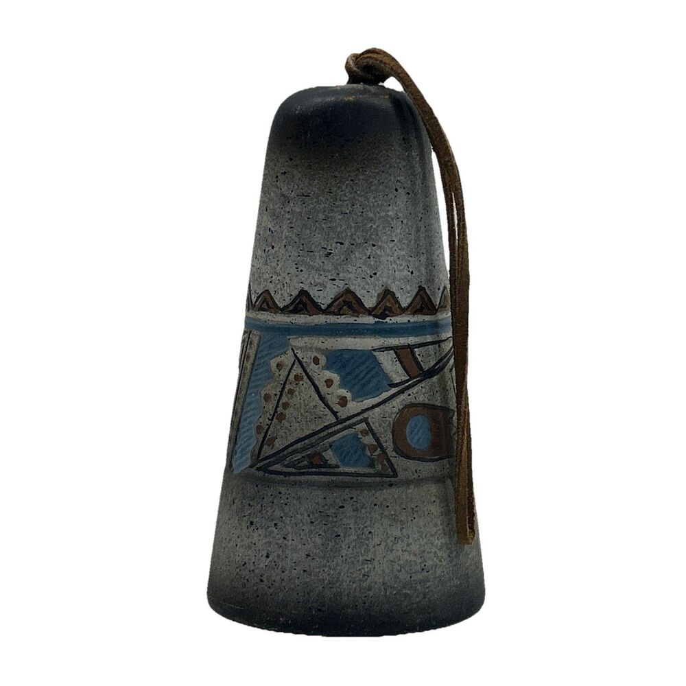 Vintage Native American Hanging Bell 6 Inches Tall‎ Beautiful Design